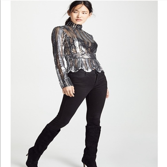 NWOT Derek Lam sequin shirt - Picture 7 of 7